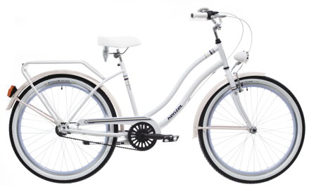 bicykel KENZEL ATLANTIS CLASSIC 3SPD biela / marin