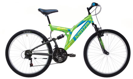 bicykel KENZEL AXEL SF neon zelená / modrá