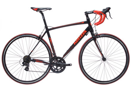 bicykel KENZEL CALIBRE 400 čierno-červený