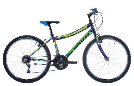 bicykel KENZEL COMPACT RF24 boy royal blue / zelená