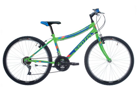 bicykel KENZEL COMPACT RF24 boy neon green / modrá
