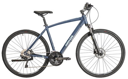 bicykel KENZEL DISTANCE CR 600 čierno modrá / tyrkys