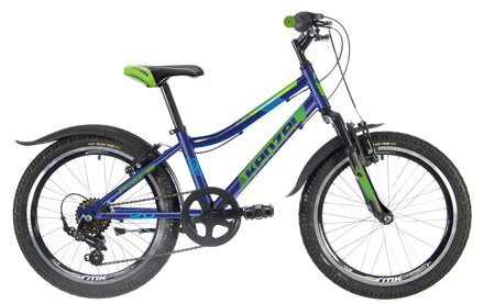 bicykel KENZEL ROXIS SF20 matná royal blue / zelená