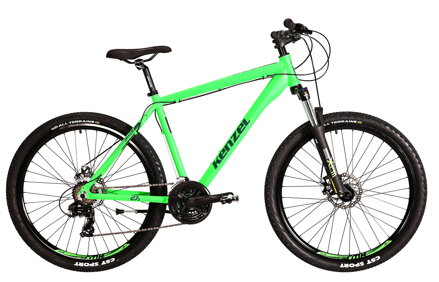 bicykel KENZEL SHADE MEN 27,5´´ fluo green / čierna