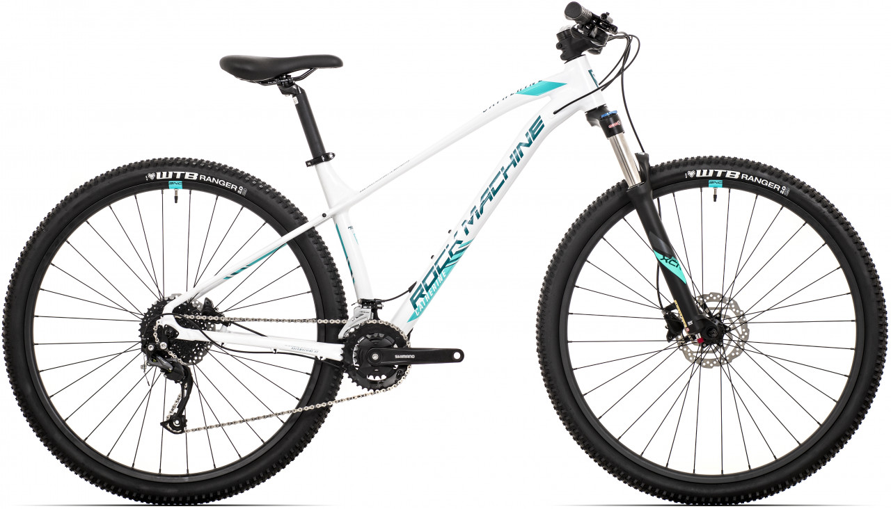 bicykel ROCK MACHINE CATHERINE 20-29 biela/modráetrol , Veľkosť rámu 19´´