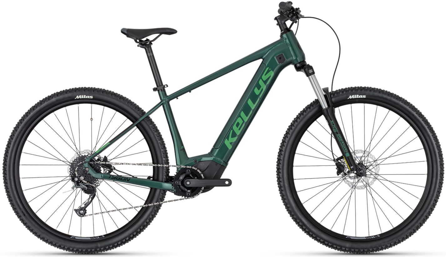 e-bike KELLYS TYGON R10 P forest 29´´ 725Wh, Veľkosť rámu L