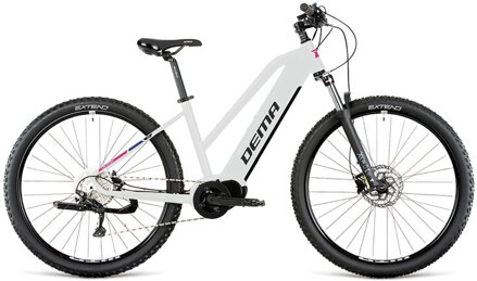 e-bike DEMA OMEGA white pearl - dark grey