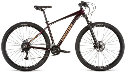 bicykel DEMA RAVENA 5 dark violet - copper
