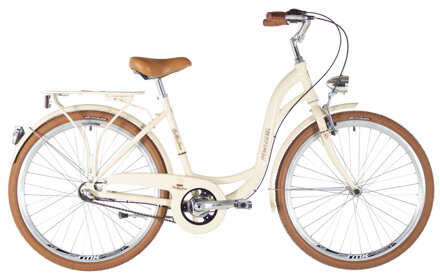bicykel KENZEL BELLISSIMA CLASSIC 3SPD béžová / hnedá