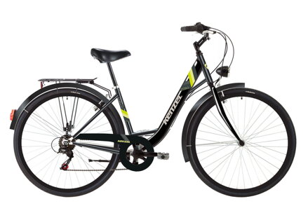 bicykel KENZEL CORSO ROYAL 6SPD čierna / zelená