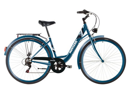 bicykel KENZEL CORSO ROYAL 6SPD steel blue / sivá