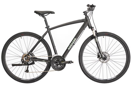 bicykel KENZEL DISTANCE CR 400 matná čierna / sivozelená