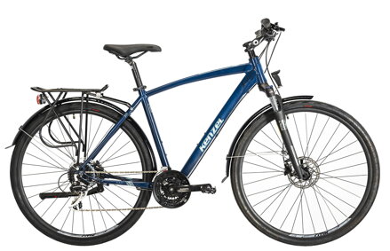 bicykel KENZEL DISTANCE TR 200 čierno modrá / tyrkys