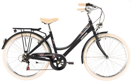 bicykel KENZEL MISSY ROYAL 6SPD perleť čierna / béžová
