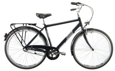 bicykel KENZEL MONTERREY CLASSIC 3SPD matná čierna / sivá
