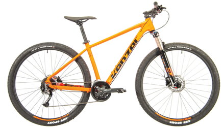 bicykel KENZEL Q KJU: 300 27,5´´ fluo oranžová / čierna