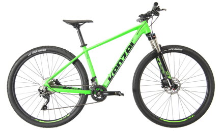 bicykel KENZEL Q KJU: 900 29´´ fluo zelená / čierna