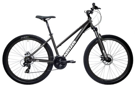 bicykel KENZEL SHADE 27,5´´ women matná čierna / biela