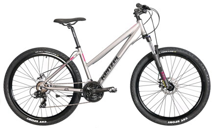 bicykel KENZEL SHADE 27,5´´ women matná metallic / čierna