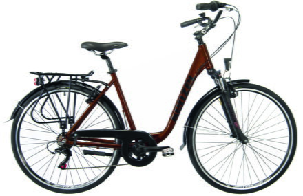bicykel KENZEL SILUET ROYAL 6SPD hnedá / čierna