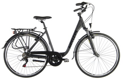 bicykel KENZEL SILUET ROYAL 6SPD matná čierna / čierna
