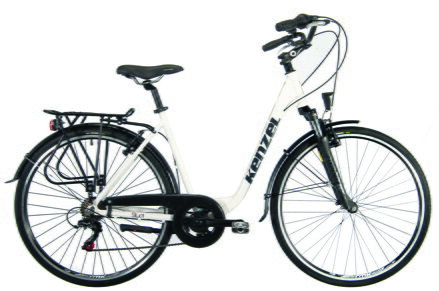 bicykel KENZEL SILUET ROYAL 6SPD biela / čierna