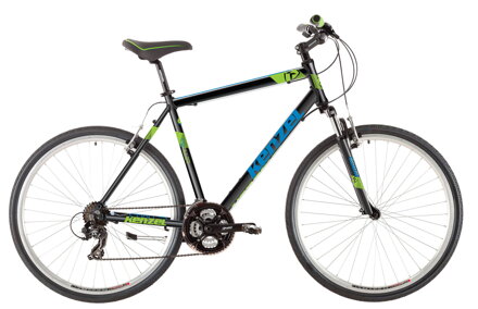 bicykel KENZEL STROLLER CR matná čierna / zelená