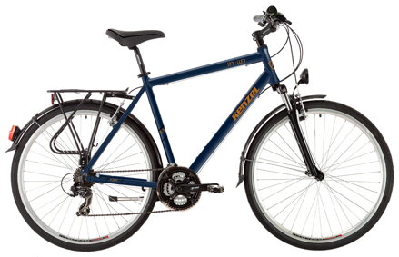 bicykel KENZEL STROLLER TR čierno modrá / hnedá