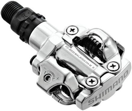 pedále SHIMANO PD-M520 strieborné