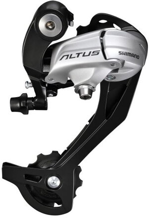 prehadzovačka SHIMANO ALTUS RD-M370 SGS 9SP strieborná