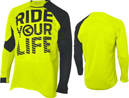 dres KELLYS RIDE YOUR LIFE dlhý rukáv lime 