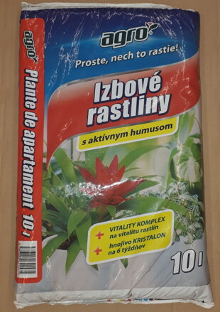 Substrát pre izbové rastliny 10L