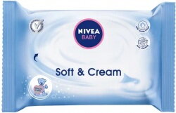 NIVEA Baby Čistiace obrúsky Soft & Cream 63 ks