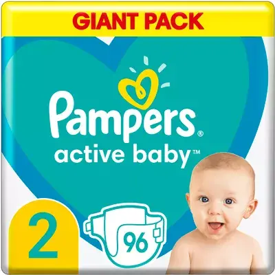 Plienky Pampers ActiveBaby S2, 4-8 kg