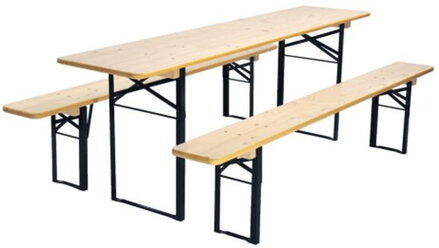 záhradný pivný set - 220 cm
