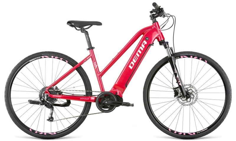 e-bike DEMA IMPERIA 5 red e-bike DEMA IMPERIA 5 red