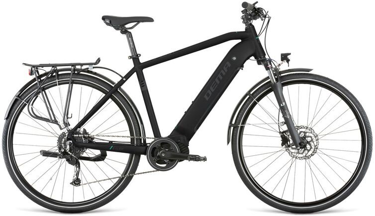 e-bike DEMA E-LLIOT TOUR black-grey-blue e-bike DEMA E-LLIOT TOUR black-grey-blue