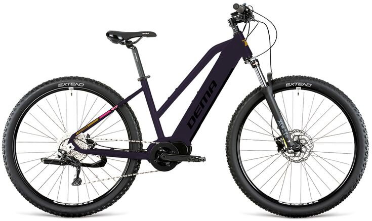 e-bike DEMA OMEGA dark violet - copper