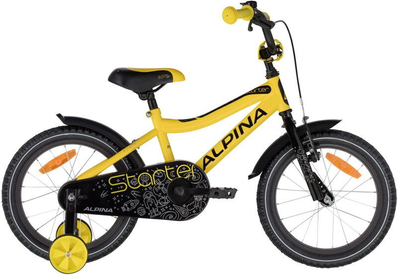 bicykel ALPINA STARTER yellow bicykel ALPINA STARTER yellow