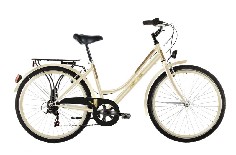 bicykel KENZEL BOULEVARD ROYAL 6SPD béžová / hnedá bicykel KENZEL BOULEVARD ROYAL 6SPD béžová / hnedá