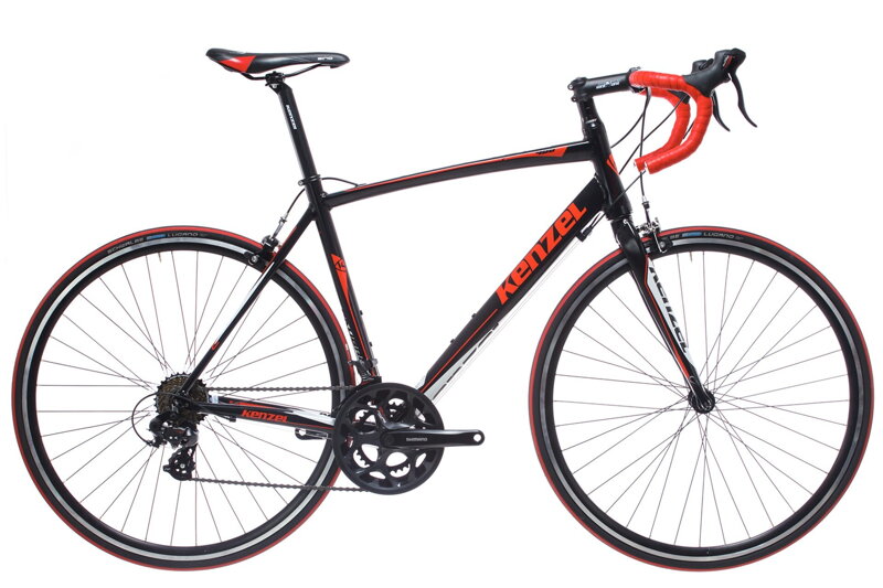 bicykel KENZEL CALIBRE 400 čierno-červený bicykel KENZEL CALIBRE 400 čierno-červený