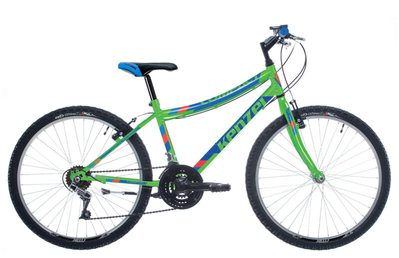 bicykel KENZEL COMPACT RF24 boy neon green / modrá bicykel KENZEL COMPACT RF24 boy neon green / modrá