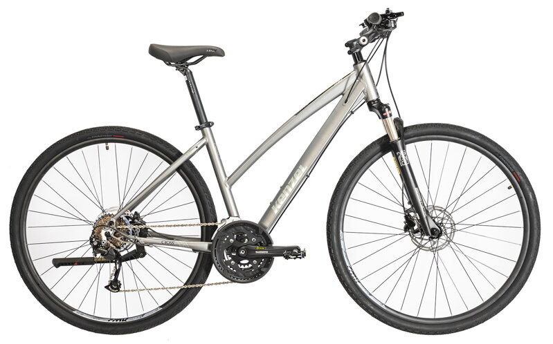 bicykel KENZEL DISTANCE CR 400 women matná metallic / zelenostrieborná bicykel KENZEL DISTANCE CR 400 women matná metallic / zelenostrieborná
