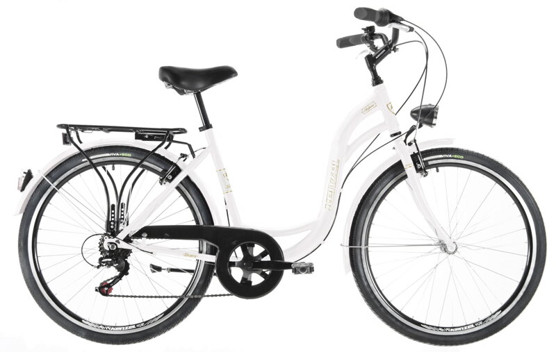 bicykel KENZEL DREAM ROYAL 6SPD biela / zlatá bicykel KENZEL DREAM ROYAL 6SPD biela / zlatá