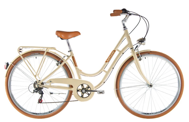 bicykel KENZEL NOSTALGIC ROYAL 6SPD béžová / hnedá bicykel KENZEL NOSTALGIC ROYAL 6SPD béžová / hnedá