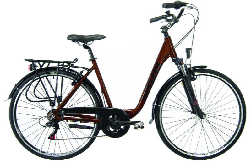 bicykel KENZEL SILUET ROYAL 6SPD hnedá / čierna bicykel KENZEL SILUET ROYAL 6SPD hnedá / čierna