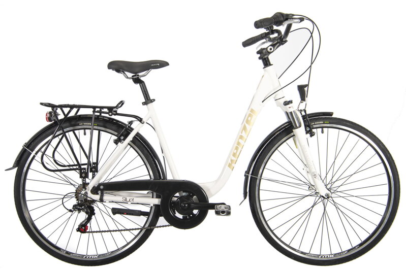 bicykel KENZEL SILUET ROYAL 6SPD biela / zlatá bicykel KENZEL SILUET ROYAL 6SPD biela / zlatá