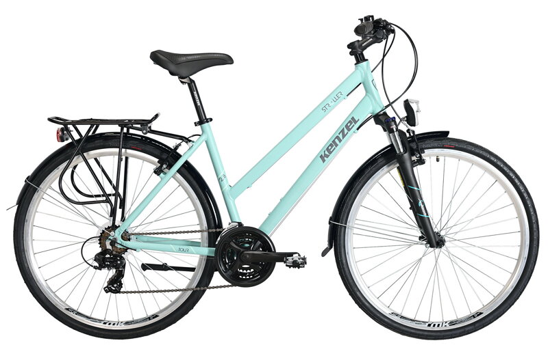 bicykel KENZEL STROLLER TR women matná tyrkys / tmavo sivá bicykel KENZEL STROLLER TR women matná tyrkys / tmavo sivá