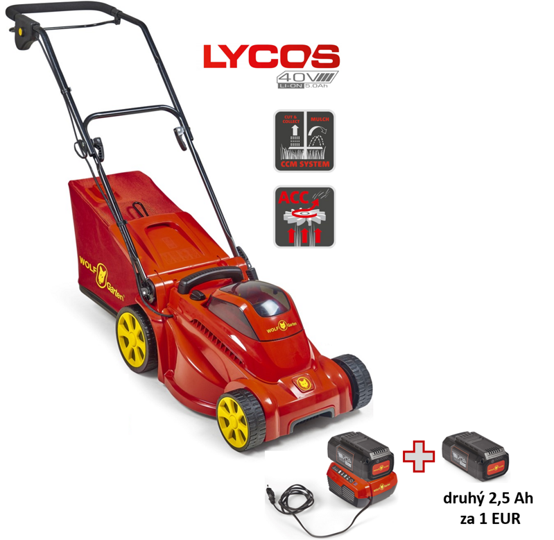 kosačka WOLF GARTEN LYCOS 40/340 M kosačka WOLF GARTEN LYCOS 40/340 M