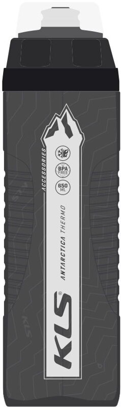 Fľaša ANTARCTICA 022 0,65L Charcoal Black Thermo